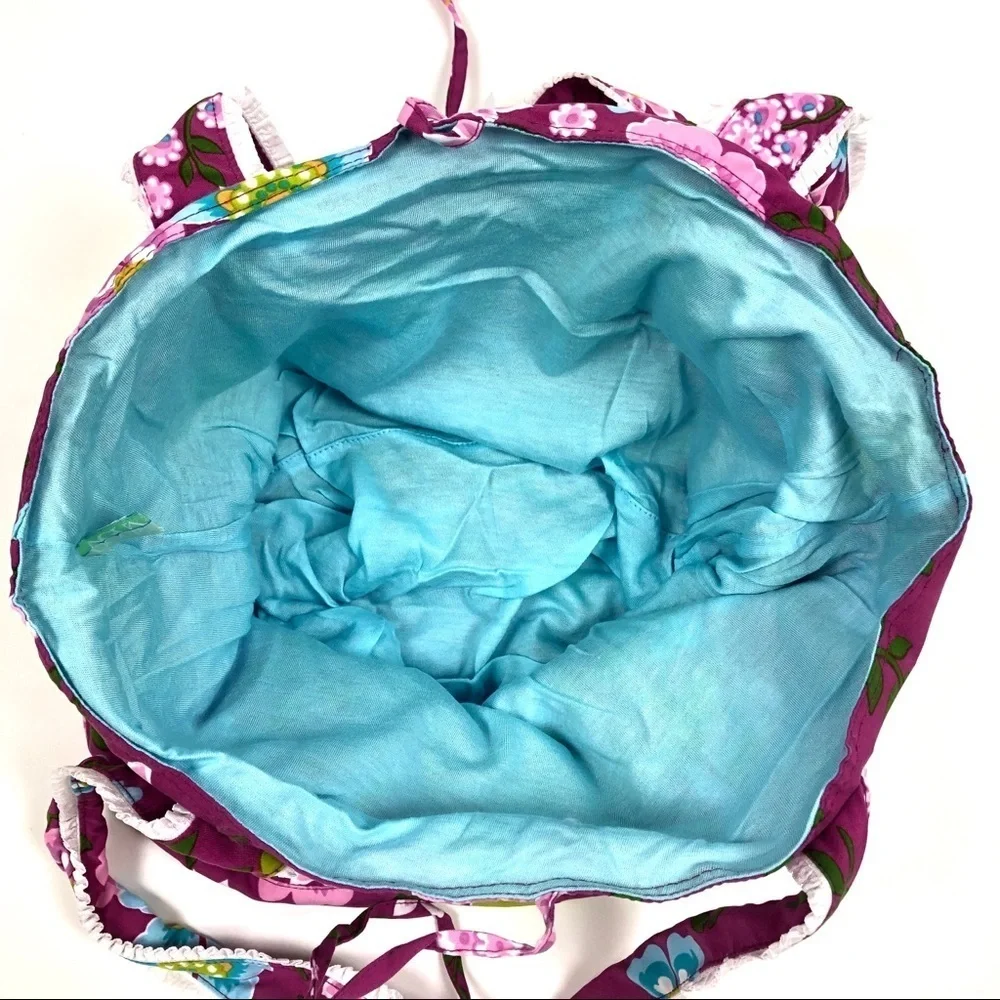 Agua Doce Floral Beach Bag Tote small